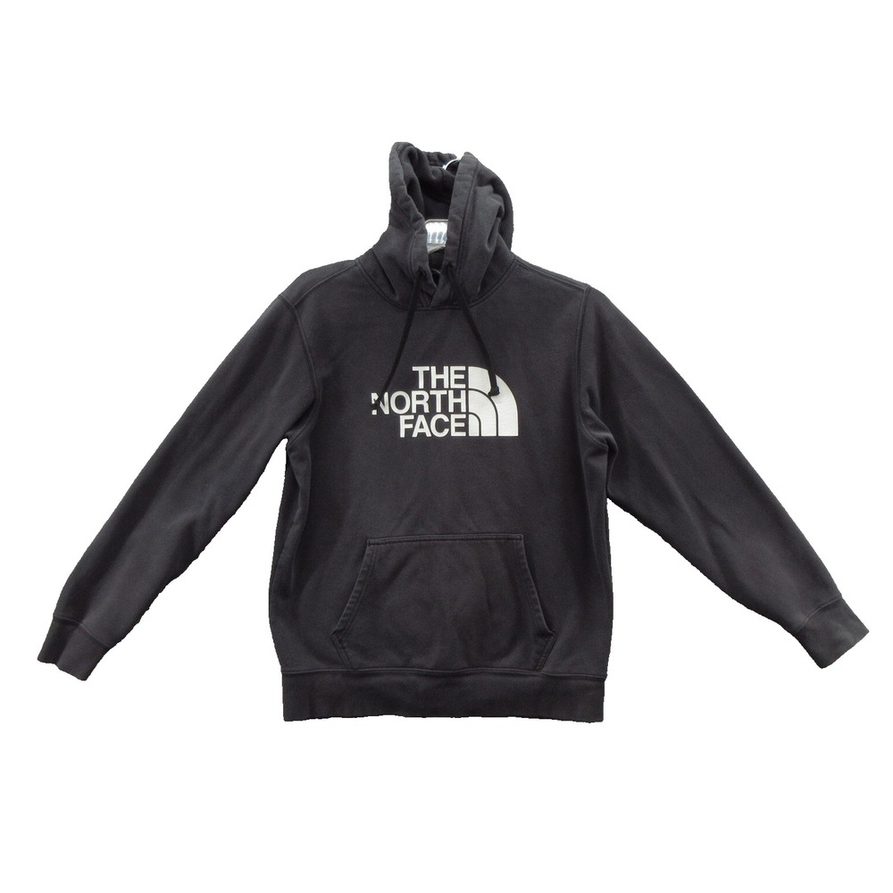 The North Face Mens Hoodie Size Medium Half Dome Pullover Black 721556